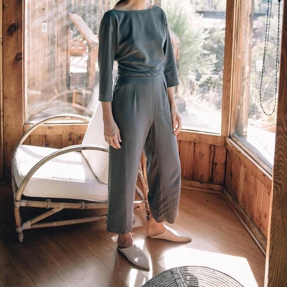 OZMA Charcoal Gray Women's Jumpsuit